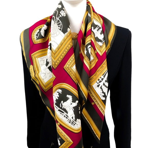 Hermes Accessories Rare Vintage Hermes Scarf Wedgwood By Philippe